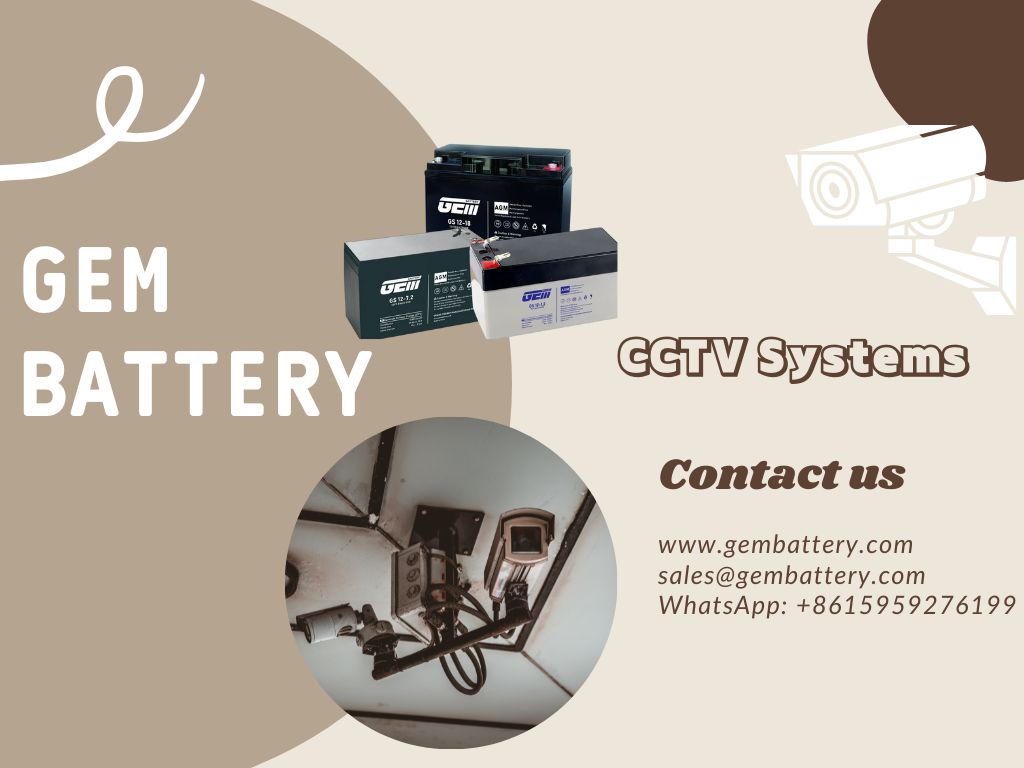 Fabricant de batteries de systèmes CCTV