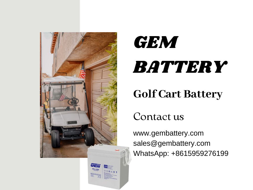 Batterie de voiturette de golf 6V à puissance motrice électrique