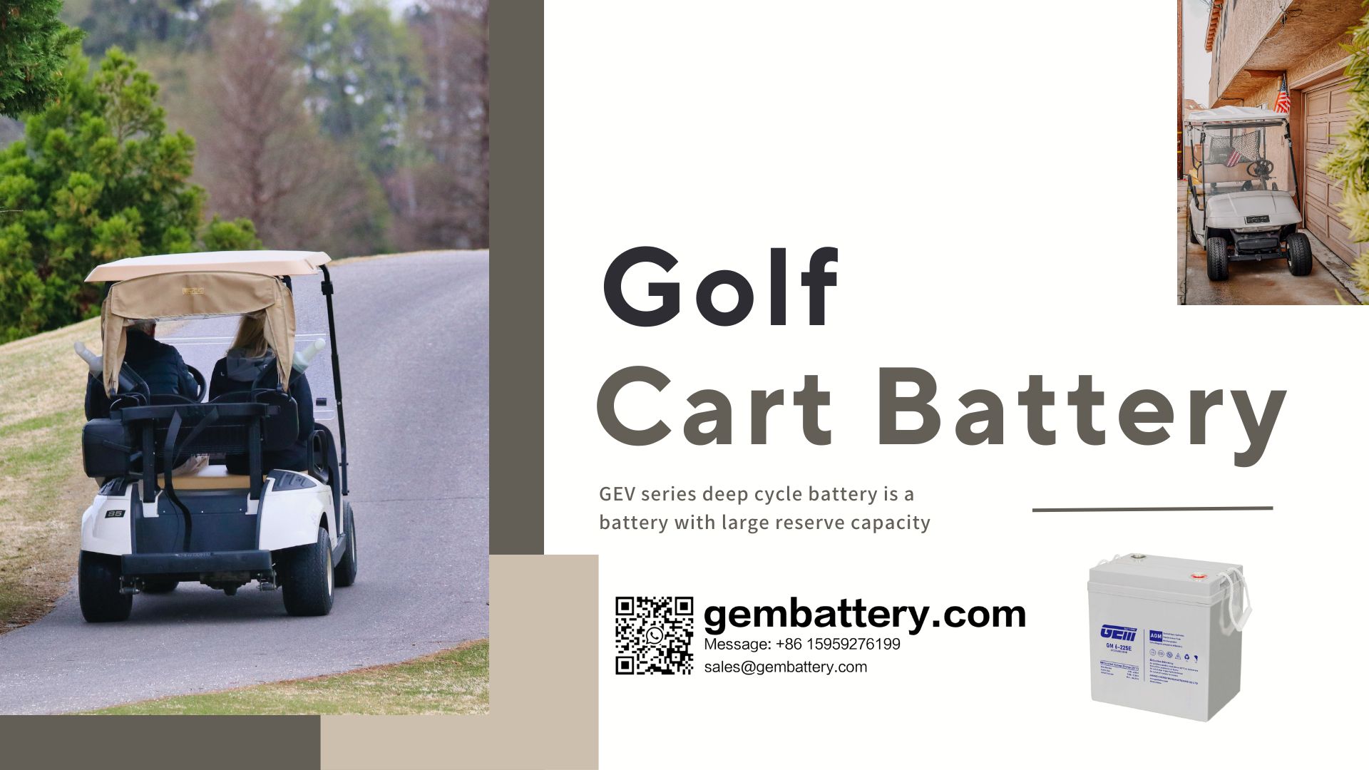 fabricant de batterie de voiturette de golf