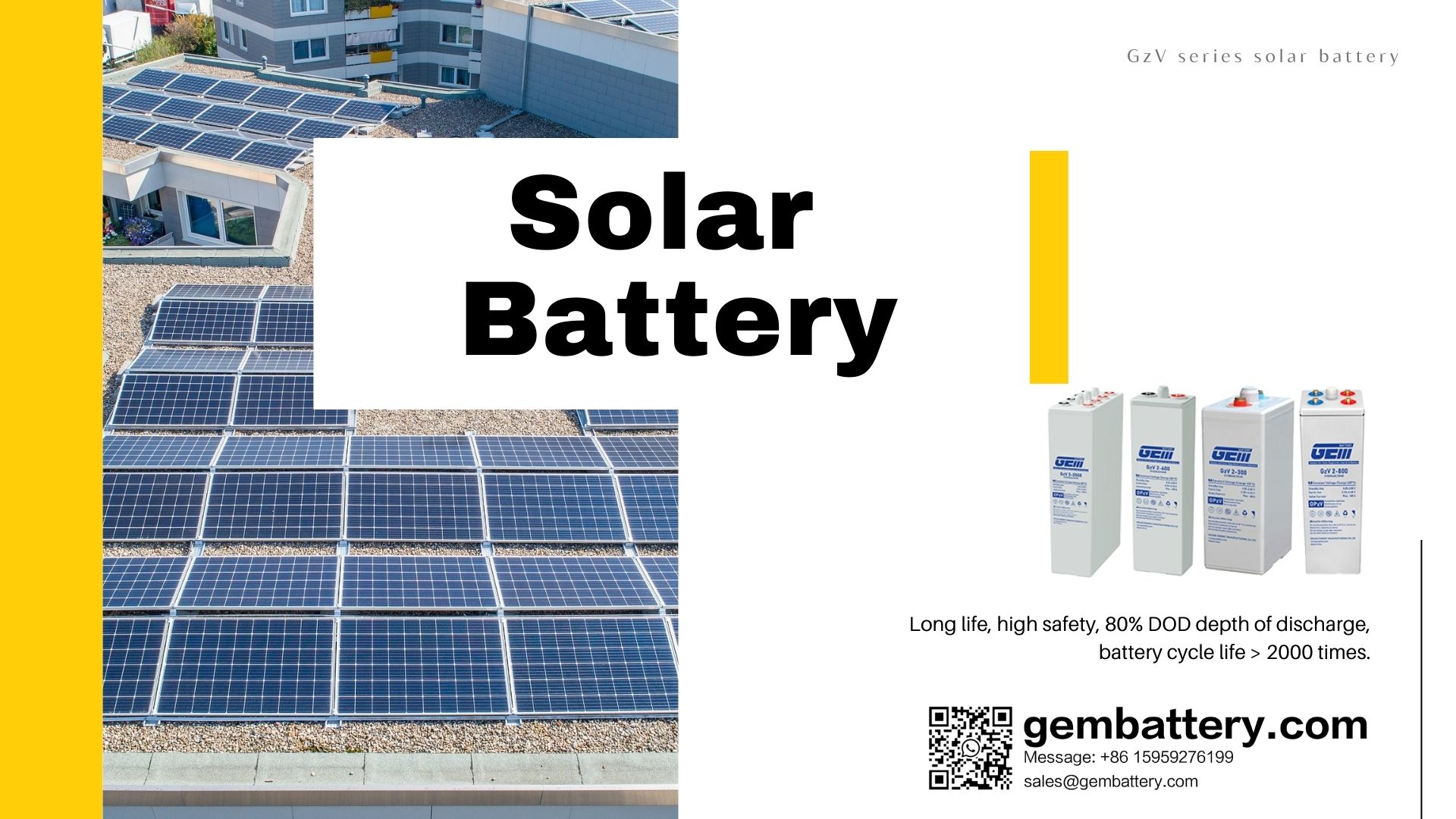 fabricant de batteries solaires