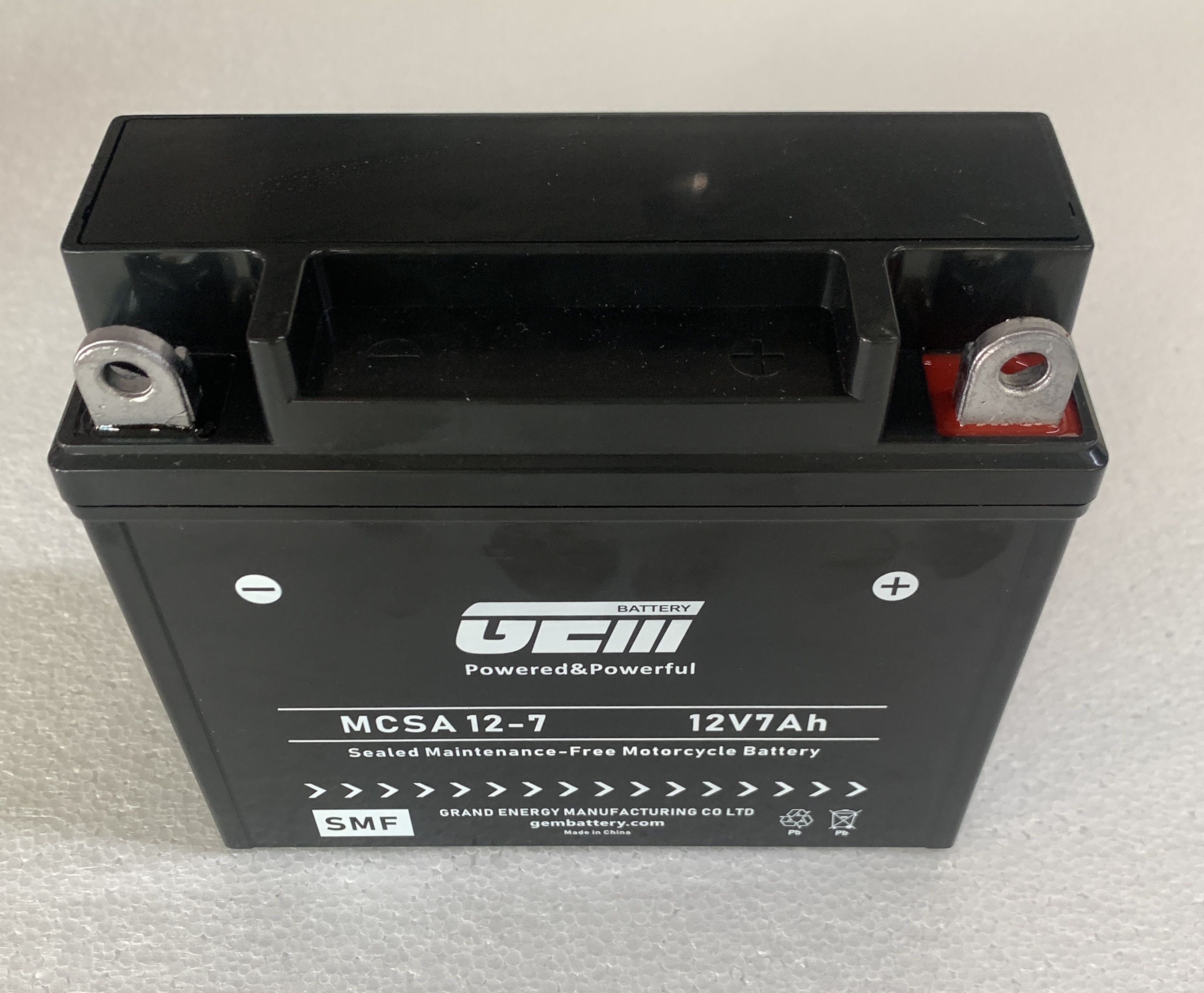 Batterie de moto 12V 7AH