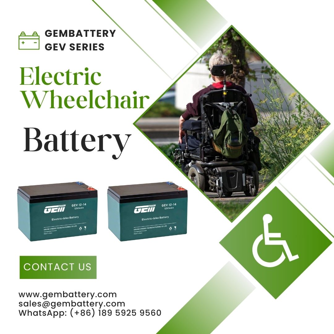 batterie de fauteuil roulant électrique