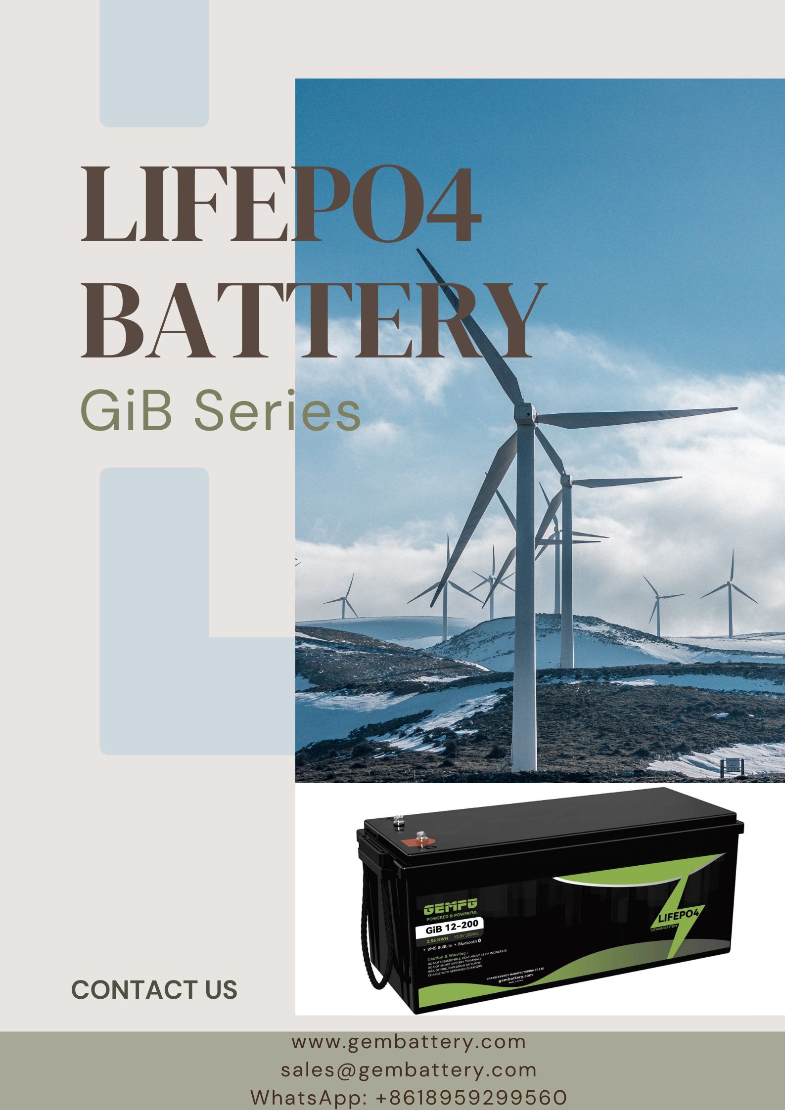 LiFePO4 battery