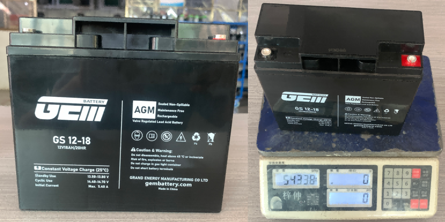 12V18Ah UPS batteries 