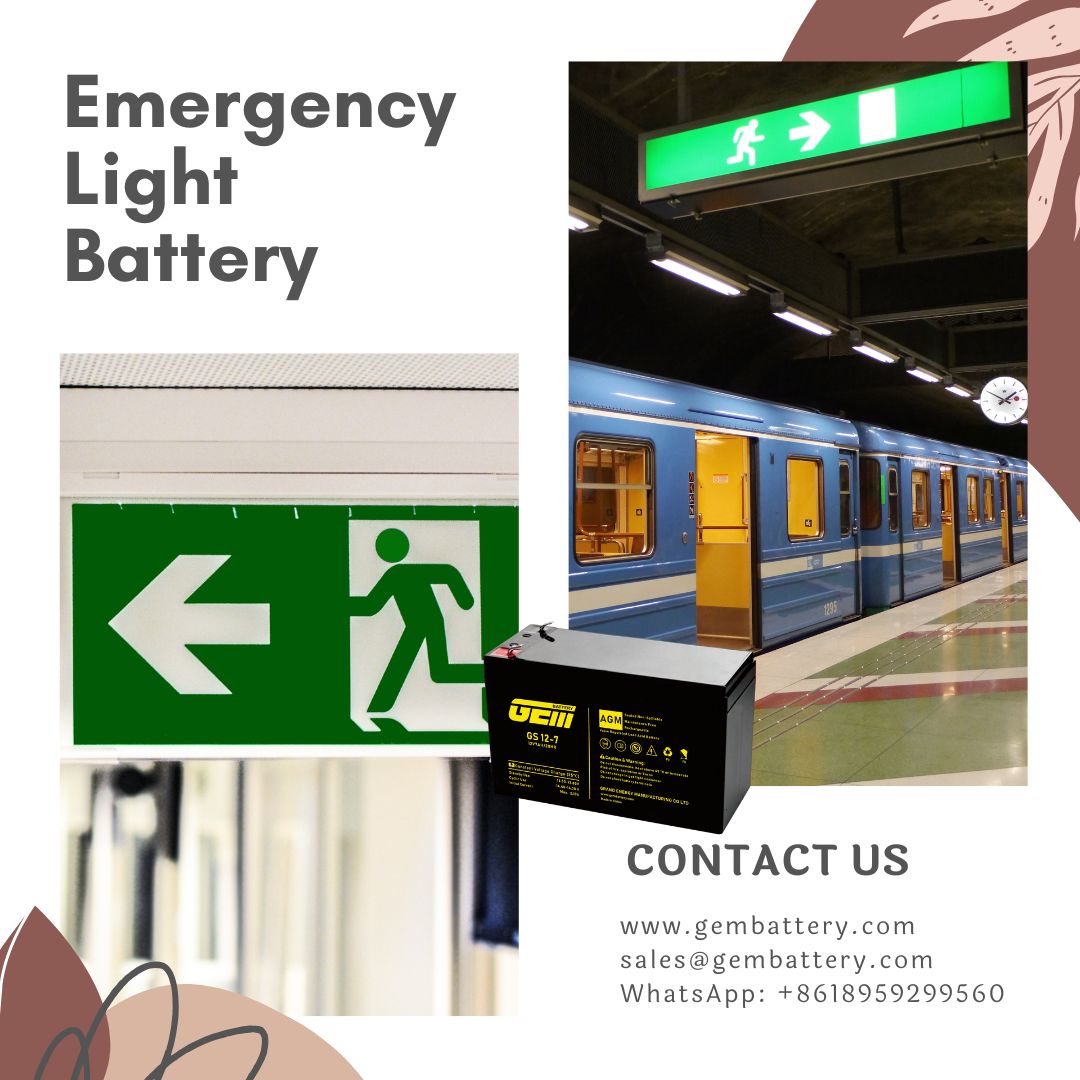 emergency light battery manufacturer