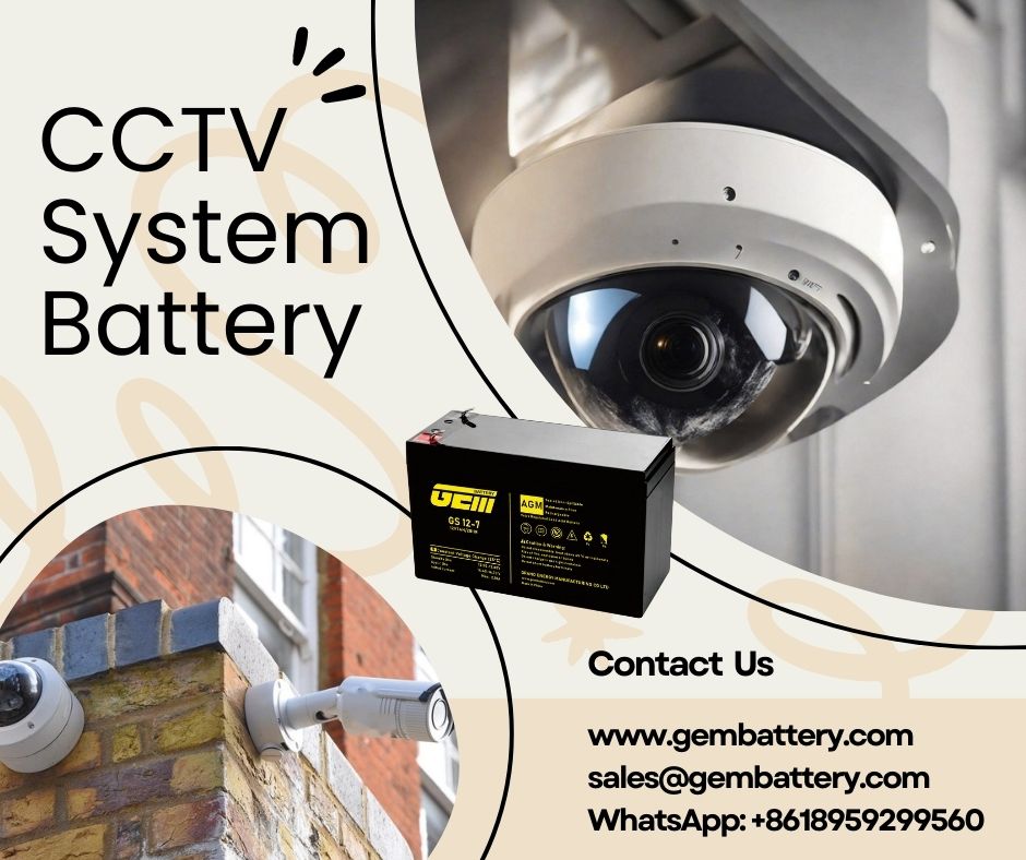 CCTV system battery