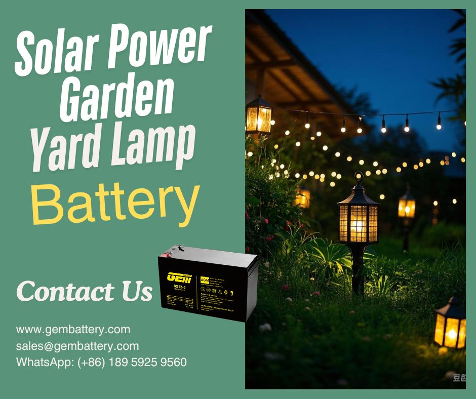 Solar Power Garden/Yard Lamp battery Solar Power Garden/Yard Lamp battery