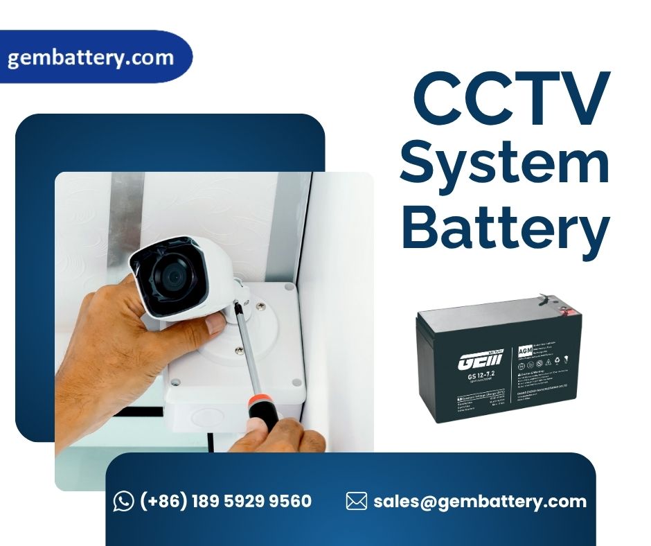 CCTV system battery