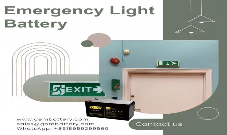 Batterie d'éclairage de secours GEMBATTERY série GS : une protection fiable dans l'obscurité