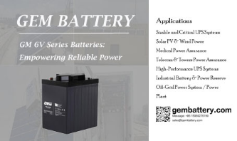 Batteries de la série GEM I GM : une alimentation fiable
