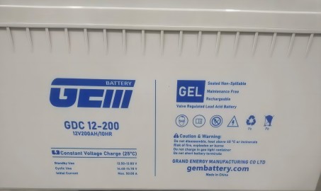 Batterie Silice SiO2 Gel GDC12-200 (12V 200Ah)