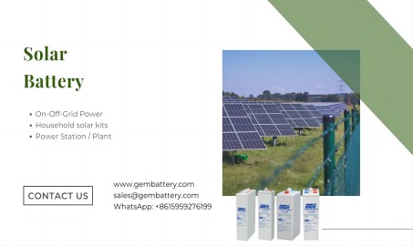 La série de cellules solaires GEMBATTERY vous aide à avancer vers un avenir durable