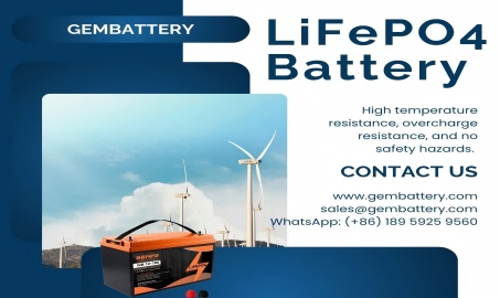 Aucune crainte de température élevée, durée de vie de la batterie super longue La batterie Lifepo4 GEMBATTERY ouvre une nouvelle expérience d'utilisation de l'électricité
