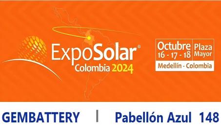 ExpoSolar Colombie 2024 GEMBATTERIE | Pavillon Bleu 148