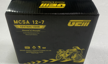 Batteries moto MCSA12-6YTZV & MCSA12-7